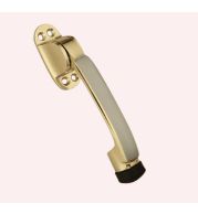 Heavy-Duty Brass Door Stoppers Wall Floor Mount, Corrosion-Resistant Door Bumpers and Holders for Residential Commercial Doors, Durable Impact-Resistant Fittings